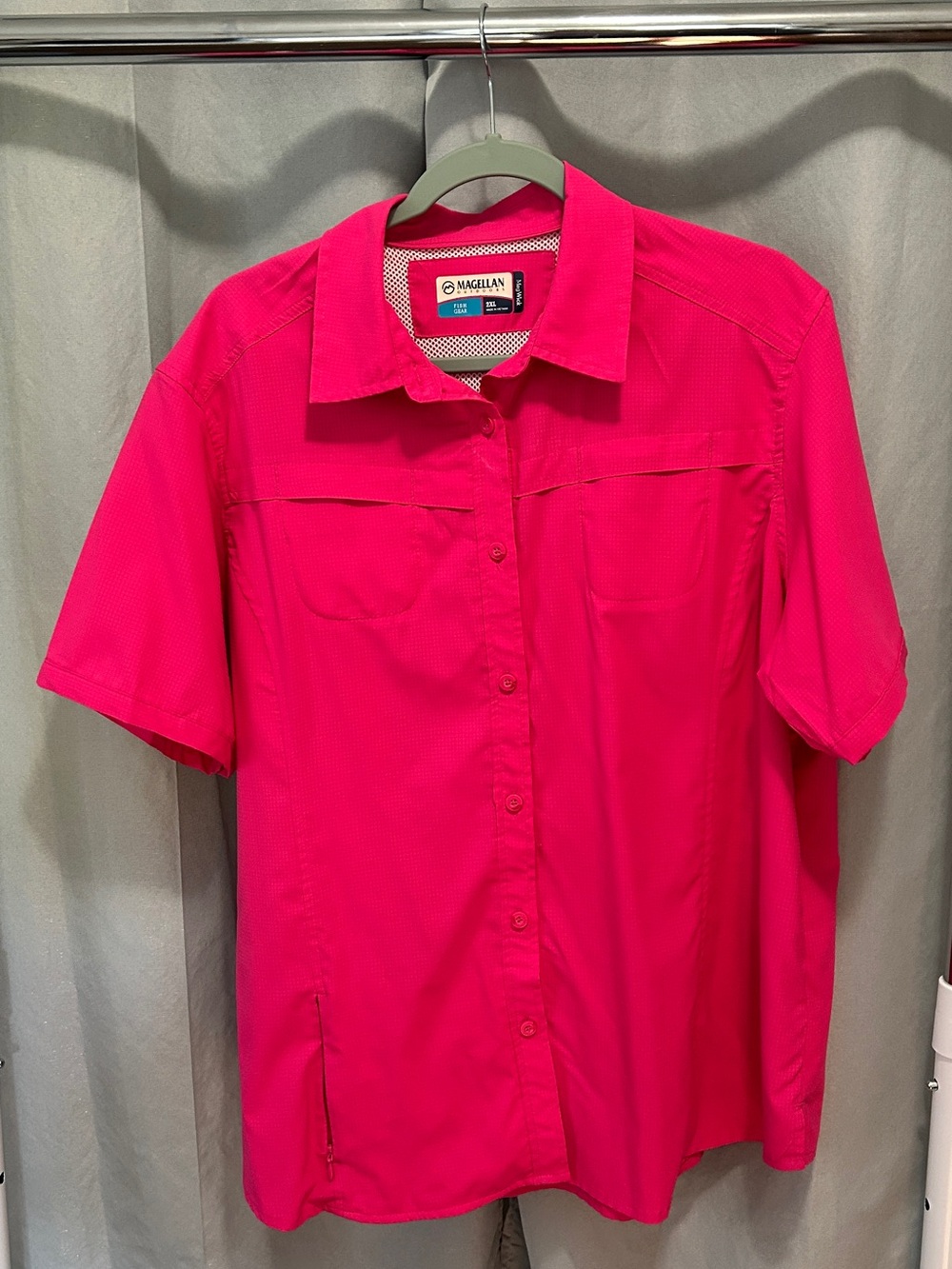 Magellan Outdoors Hot Pink Performance Fishing Shirt